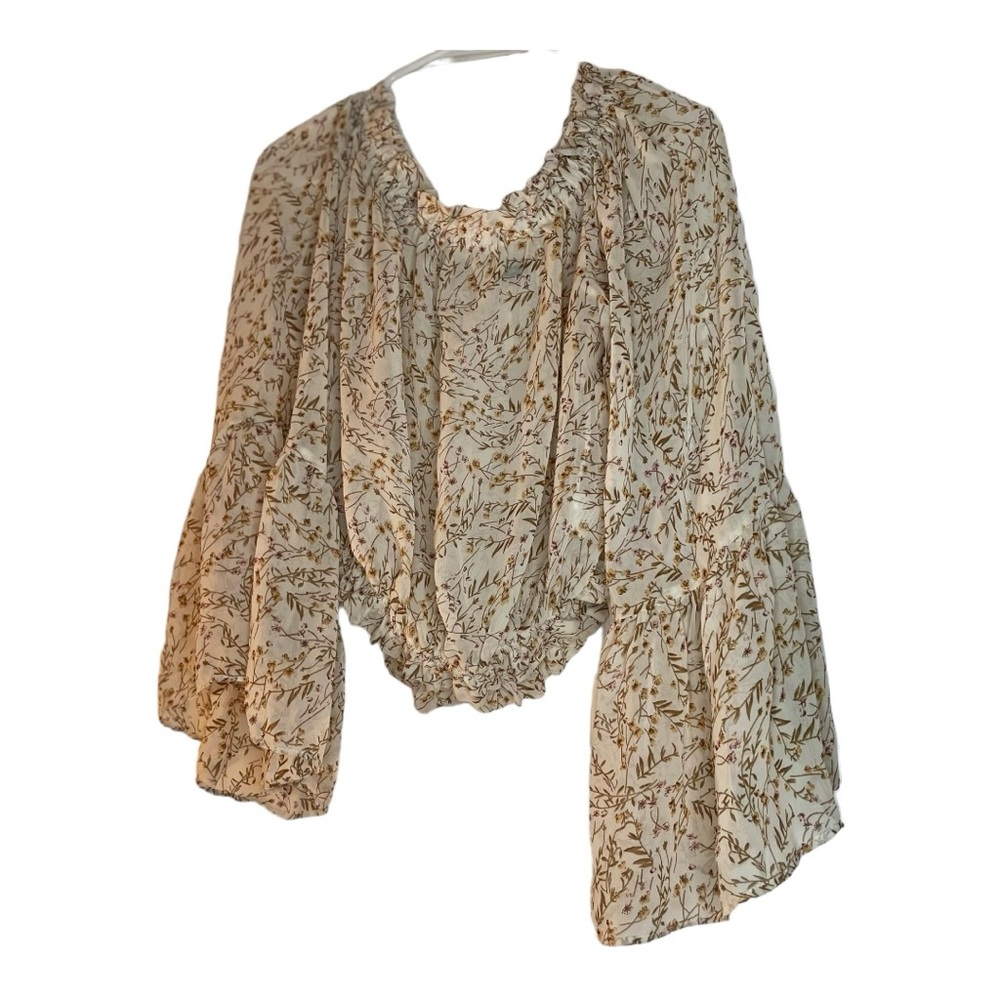Floral off the shoulder, summer spring top
